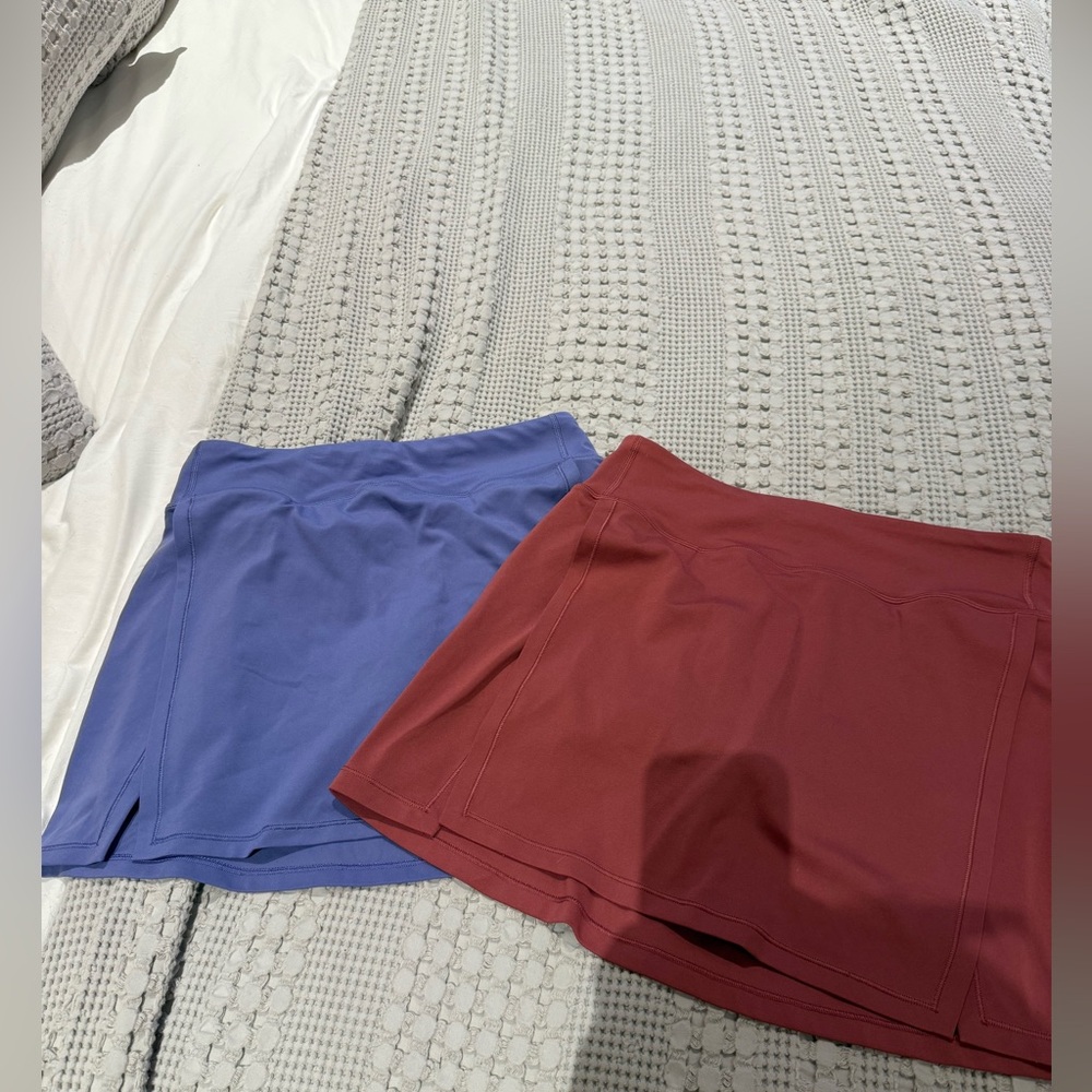 Athleta Girl Plum skort & Rose Skort